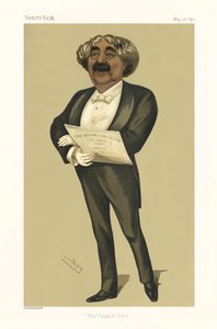 John Sims Reeves - Porträt stehend von Leslie Matthew (1851 1922) Ward