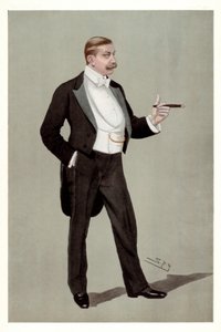 Ein deutscher Attaché, Baron Hermann von Eckardstein, deutscher Diplomat, 1898 von Leslie Matthew Ward