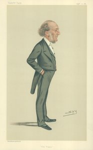 Mr. John Walter, The Times, 10. September 1881, Vanity Fair Karikatur von Leslie Matthew Ward