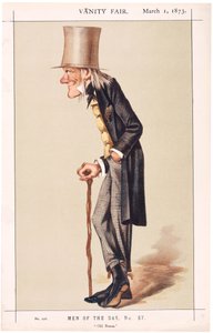 Professor Sir Richard Owen, FRS, KCB, Naturforscher, 1873 von Leslie Matthew Ward