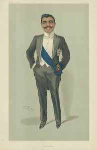 Der Aga Khan, 10. November 1904, Vanity Fair Karikatur