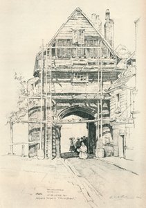 Das Torhaus Rochester, 1925 von Leslie Matthew Ward