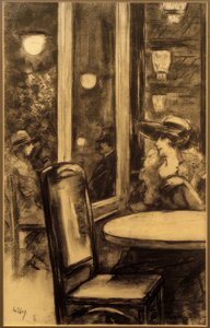 Im Café Bauer von Lesser Ury