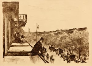 Kaffeeterrasse Unter den Linden von Lesser Ury