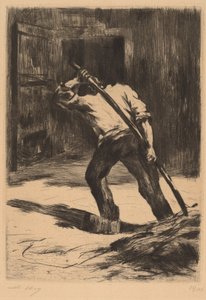 Auf dem Boden der Scheune von Lesser Ury