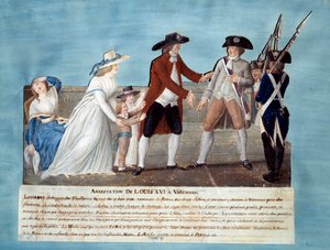Verhaftung von Ludwig XVI. in Varennes am 22. Juni 1791