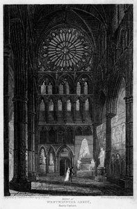 Poets Corner, Westminster Abbey, London, 1815