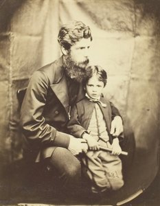Rev. James Langton Clark und Sohn Charles Robin, 1864 von Lewis Carroll