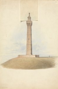 Variantenentwürfe für das Somerset-Denkmal: Elevation von Lewis Vulliamy