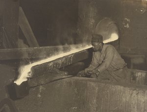 Gießerhelfer, Baldwin Lokomotivwerk von Lewis W. Hine