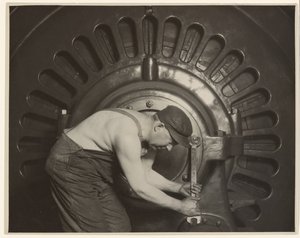 Kraftwerkmechaniker von Lewis W. Hine