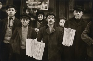 Zeitungsjungen von Hartford von Lewis Wickes Hine