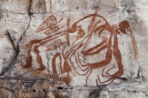Aborigine-Mythologie, Burrunggui, Arnhem Land (Felsmalerei)