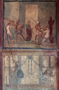 Fresko, Haus des Menander, Pompeji (UNESCO-Welterbestätte) von Unbekannt Unbekannt
