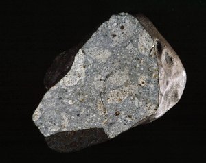 Meteorit gefunden in der Aube, gefallen im Jahr 369 - Naturhistorisches Museum, Paris