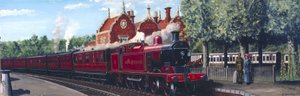 North Staffordshire Railway Zug fährt in Stone Junction ein von Unbekannt Unbekannt