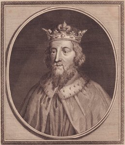 Porträt von Alfred dem Großen (849-889), König von Wessex, Vereinigtes Königreich, Kupferstich von John Goldar (1729-1795)