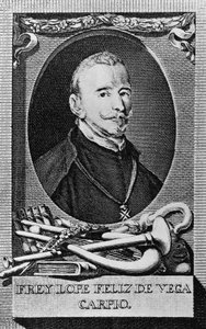 Porträt von Felix Lope de Vega y Carpio