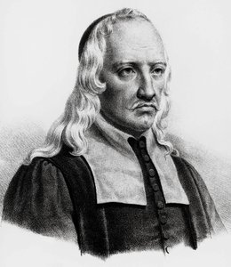 Porträt von Giovanni Alfonso Borelli (1608-1679), italienischer Mathematiker, Astronom, Philosoph, Physiologe, Gravur von Unbekannt Unbekannt