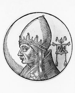 Porträt von Gregor IX. von Unbekannt Unbekannt