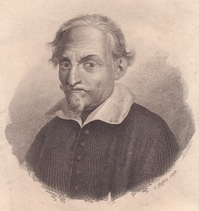 Porträt des italienischen Schriftstellers und Dichters Alessandro Tassoni (1565-1635), Kupferstich von S. Maffeis von Unbekannt Unbekannt
