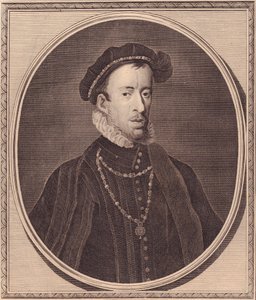 Porträt von Thomas Howard, 4. Herzog von Norfolk (1536-1572), Kupferstich von John Goldar (1729-1795) von Unbekannt Unbekannt