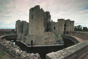 Raglan Castle, Monmouthshire, Südwales, UK