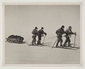 Die Polarexpedition auf dem Weg