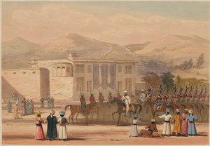 Der Einzug von Shah Soojah in Kabul