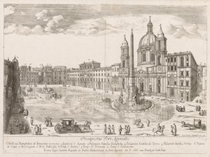 Piazza Navona aus "Prospectus Locurum Urbis Romae Insign[ium]"