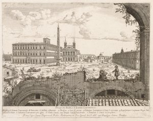 S. Giovanni in Laterano aus "Prospectus Locurum Urbis Romae Insign[ium]" von Lievin Cruyl
