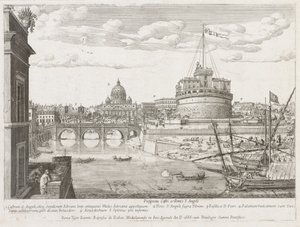 St. Angelo aus Prospectus Locurum Urbis Romae Insignium, 1666