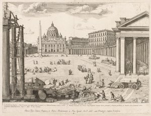 St. Peters Basilika aus Prospectus Locurum Urbis Romae Insignium, 1666