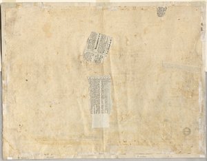 Nachzeichnung eines Brunnens von Recto und Skizzen von zwei Gesichtern verso, 1665 von Lievin Cruyl