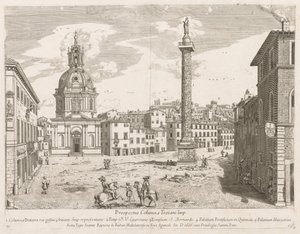 Trajanssäule aus "Prospectus Locurum Urbis Romae Insign[ium]"