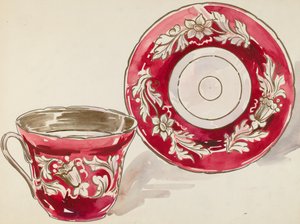 Tasse und Untertasse, ca. 1936