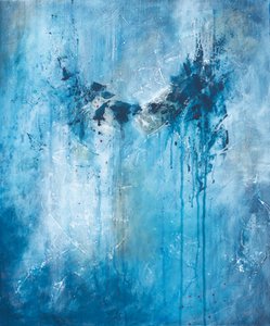 Fließende blaue Energie von Lillian Christiansson