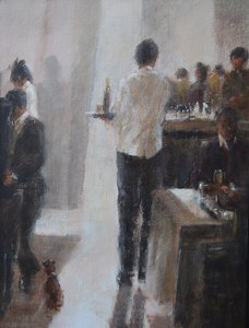 Piano Bar, Venedig von Lincoln Seligman