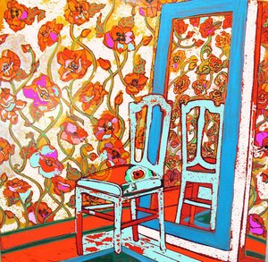Stuhl und Spiegel von linda arthurs