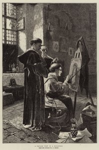 Eine private Ansicht in einem Kloster