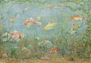 Unterwasserszene von Lionel Townsend Crawshaw