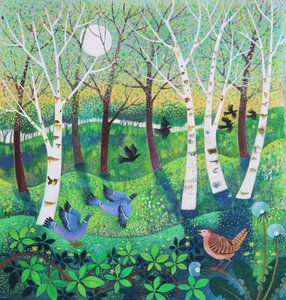 Vögel auf der Wiese, 2021 von Lisa Graa Jensen