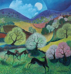 Schwarzes Pferd, 2024 von Lisa Graa Jensen