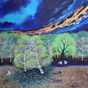 Abendhimmel, 2023 von Lisa Graa Jensen