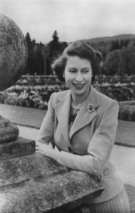 Königin Elizabeth II in Balmoral, 28. September 1952