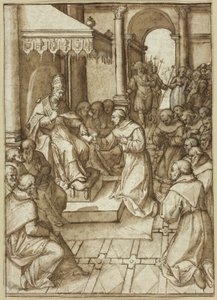 Genehmigung der Regeln des Franziskanerordens durch Papst Innozenz III. im Jahr 1209
