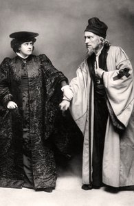Gertrude Elliott und Johnston Forbes-Robertson in Der Kaufmann von Venedig, frühes 20. Jahrhundert von Lizzie Caswall Smith