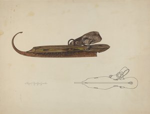 Schlittschuh, ca. 1938