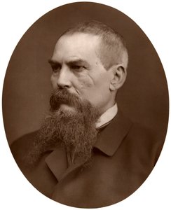 Kapitän Richard Burton, britischer Entdecker, Schriftsteller, Soldat und Diplomat, 1876 von Lock and Whitfield