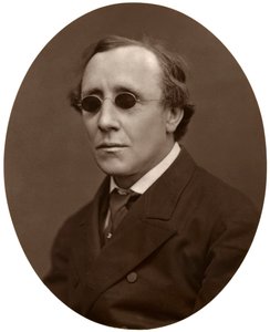 Henry Fawcett, Abgeordneter, Professor für politische Ökonomie an der Universität Cambridge, 1876